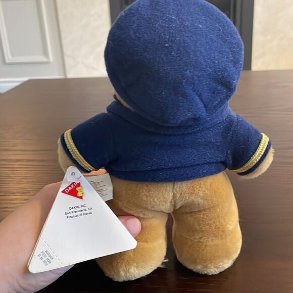 Wardair Vintage Dakin Teddy Bear 1987 Plush Uniform w Tags 8” Excellent Condit… - Picture 6 of 8